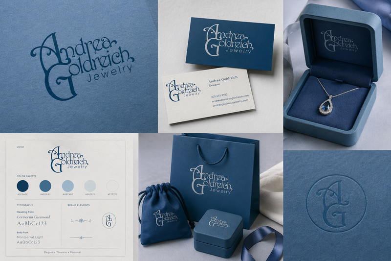 Brand and marketing design work sample
