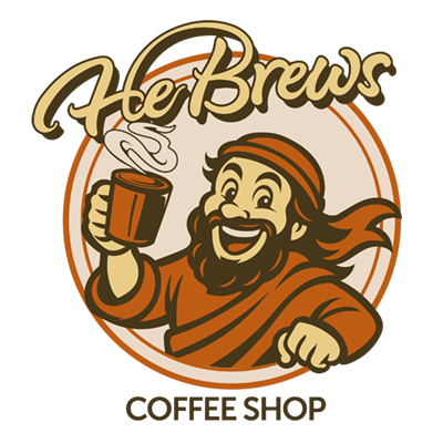 HeBrews Coffee Shop logo