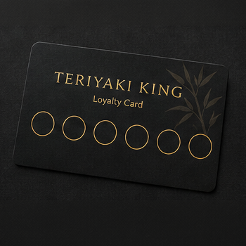 Teriyaki King loyalty card