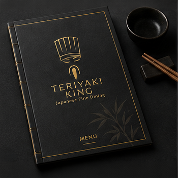 Teriyaki King menu cover